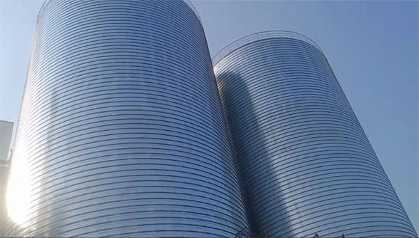 江安2座混凝土高架卷板仓